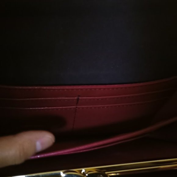 Clarks 'Rico Chantal Burgundy' Combi Wallet - Stylish Purple, New with Tags! - Picture 9 of 16